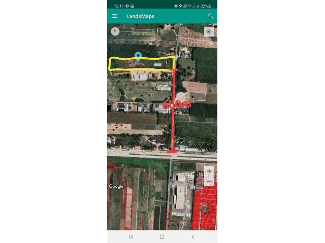 Ps274 ที่ดินผังม่วงลายสร้างโรงงานได้ นิคมพัฒนา 25ไร่
