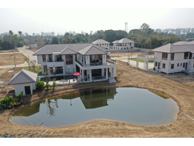 บ้านสร้างใหม่หลังใหญ่สวยหรู เชียงใหม่ 1-1-43.8 ไร่