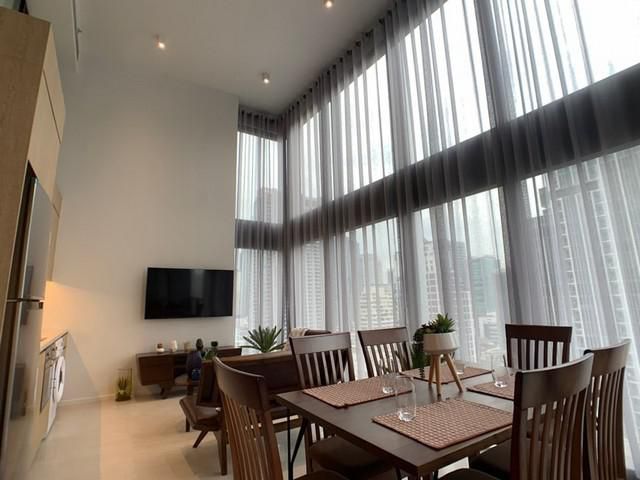 Duplex 2 bedrooms for rent at The Lofts Silom