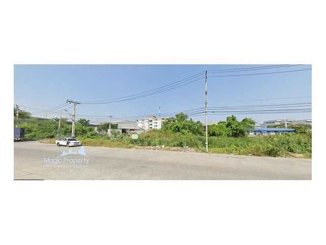 ขายที่ดิน 2 ไร่ แปลงมุม พื้นที่สีม่วง ใกล้สุวรรณภูมิ  ห่างจากแยกสรรพาวุธ 20 กม. (บางนา-ตราดกม.20), ต.บางเสาธง อ.ศีรษะจรเข้ใหญ่ จ.สมุทรปราการ