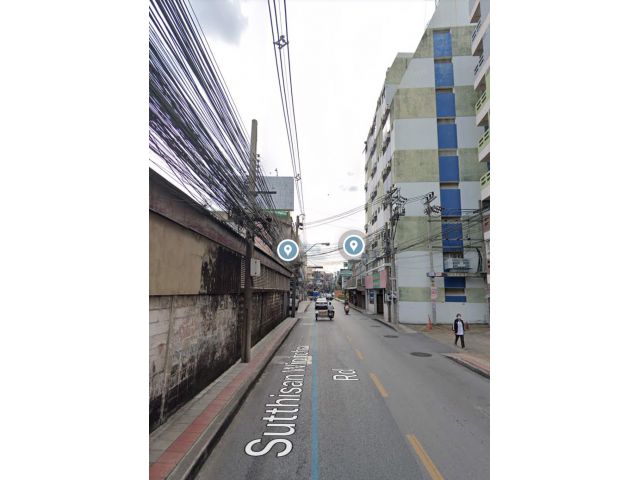 ขาย ที่ดิน สุทธิสารวินิจฉัย ติดถนนซอย 2 ด้าน