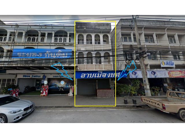 ขายตึกแถว 3 ชั้นครึ่งเมืองระยอง 61 ตรว. ติดถ.เส้นสุขุมวิท(3) จ.ระยอง