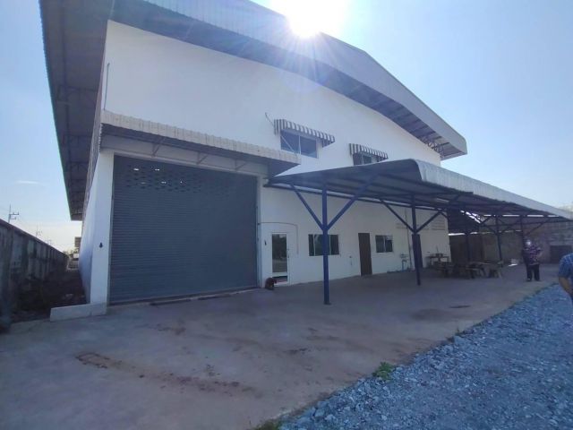 B100 ให้เช่าที่ดิน 2 ไร่ พร้อมโกดัง 1000 ตรม. โพธิ์แจ้ ใกล้ถนนเอกชัย สมุทรสาคร ค่าเช่าถูก