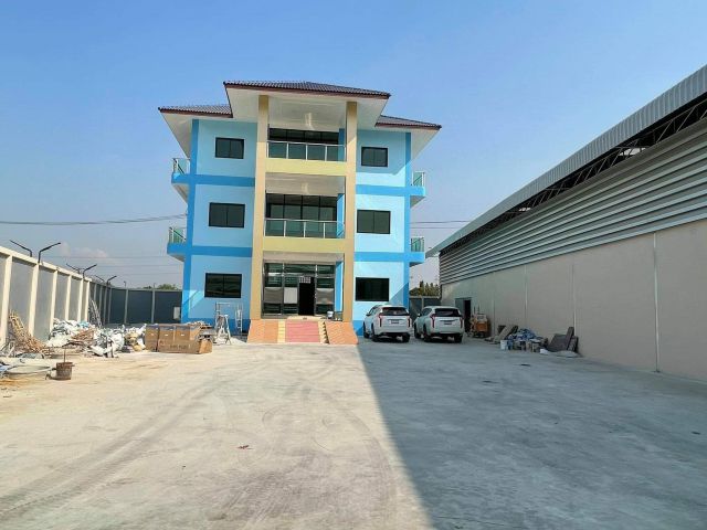 PP125 ขายที่ดิน 5 ไร่ พร้อมโรงงาน 6300 ตรม. มี รง.4 ใกล้ถนนพระราม 2 ต.ท่าทราย สมุทรสาคร ราคาถูก