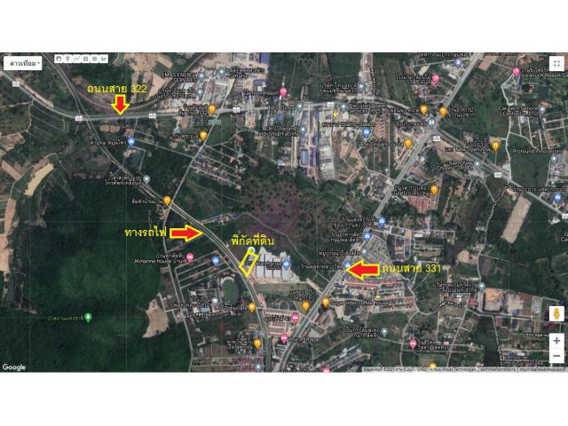 ขายที่ดิน ใกล้สนามบินอู่ตะเภา ต.พลูตาหลวง อ.สัตหีบ จ.ชลบุรี เนื้อที่ 4-1-44 ไร่