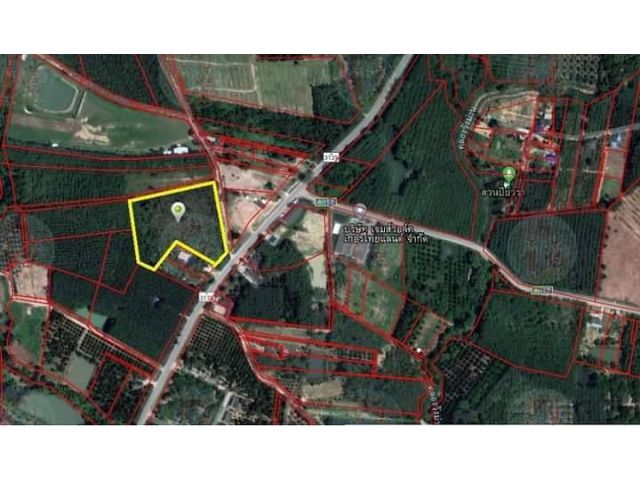 ขายที่ดิน 11 ไร่ 82 ตร.ว ติดถนนสาย3139 (บ้านแลง - หาดใหญ่) อ.บ้านค่าย จ.ระยอง