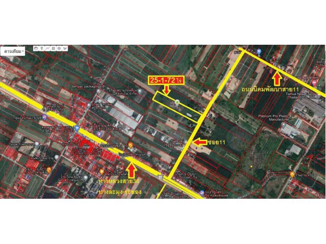 ขาย ที่ดินโรงงาน ซอย11 นิคมพัฒนาระยอง 25-1-72 ไร่ ต.มะขามคู่ อ.นิคมพัฒนา ระยอง *ขายถูกด่วน*