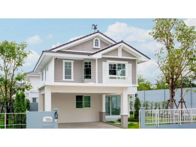 ขาย บ้านเดี่ยว วิลลาจจิโอ Villaggio ปิ่นเกล้า-ศาลายา  หลังริม   ใกล้สวน ใกล้คลับเฮ้าส์ มีความเป็นส่วนตัว บรรยากาศร่มรื่น