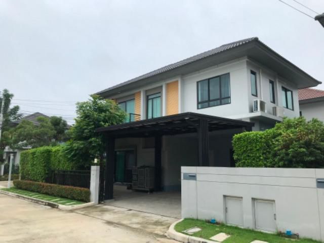 ให้เช่าบ้านเดี่ยวหลังมุมย่านรามอินทรา ไลฟ์บางกอกบูเลอวาร์ดรามอินทรา65 หน้าบ้านทิศเหนือ