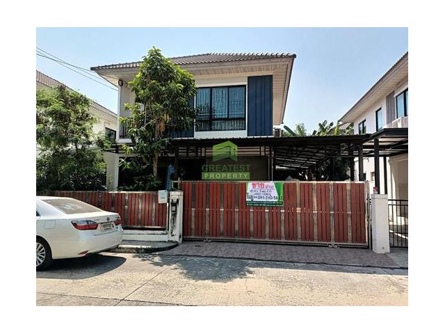 หมู่บ้าน โมดิ วิลล่า บางบัวทอง ขายด่วน บ้านแฝด 2 ชั้น เนื้อที่ 41 ตรว. บ้านคุณภาพในเครือ พร็อพเพอร์ตี้ เพอร์เฟค บางบัวทอ