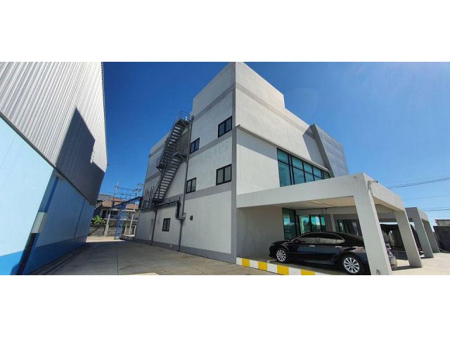 B121ให้เช่าโกดัง 2400 ตรม.บางนา-ตราด ผังม่วง ขอ รง.4ได้ ใกล้นิคม เวลโกรว์ สมุทรปราการ ค่าเช่าถูก