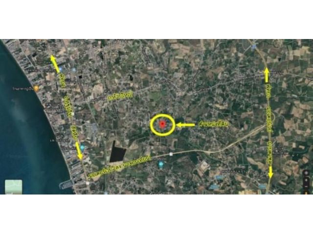 ขายที่ดินพัทยาห้วยใหญ่ เนื้อที่ 1-2-56 ไร่ ยกแปลง 6600000 บาท ใกล้ชายหาดจอมเทียน