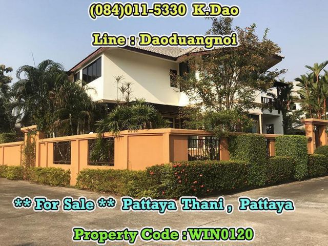 For Sale Luxury House in Pattaya Pattaya Thani, Sukhumvit 89 4 Bedrooms 5 Bathrooms Area 350 Sqr.m. Sales Price 12 MB