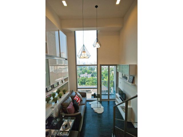 1 bedroom duplex type for rent at Ideo Morph 38.
