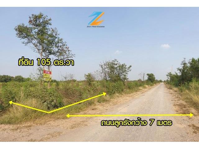 ขายที่ดิน 105 ตร.วา หนองสือ รังสิต-นครนายก คลอง 13