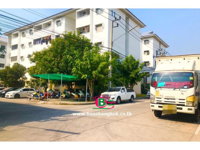คอนโดมิเนียม โครงการ บ้านเอื้ออาทรลาดหลุมแก้ว 2 ชั้นที่ 1 เนื้อที่ 31.81 ตรม. อ.ลาดหลุมแก้ว จ.ปทุมธานี