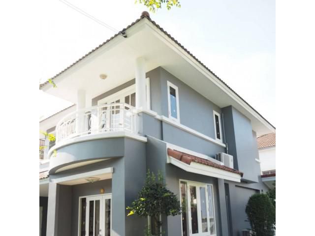 Code.A2360  บ้านเดี่ยว ซอยวัชรพล ถ. สุขาภิบาล 5 (ซ. 82) สภาพดี แอร์ 3 เครื่อง รายละเอียด บ้านเดี่ยว