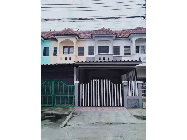รหัสทรัพย์ B4141 ให้เช่าทาวน์เฮ้าส์ หมู่บ้านเอเชียโฮมทาวน์ 1-3  ถนนบ้านกล้วย-ไทรน้อย