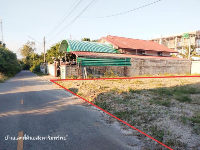 ขายที่ดินวังสารภีกาญจนบุรี ใกล้โรบินสัน ใกล้โรงเรียนดรุณา พร้อมปลูกสร้าง