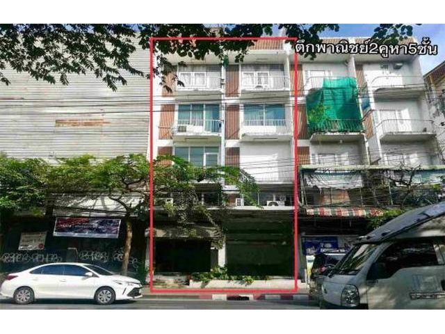 ให้เช่าอาคาร 2 คูหา 5 ชั้น 509 ตรม. ติดถนนเอกมัย