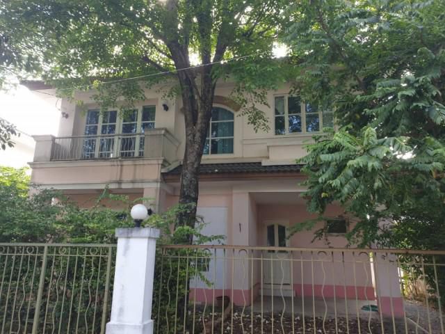 รหัสทรัพย์ B3996 ให้เช่าบ้านเดี่ยว หมู่บ้านนันทวัน บางใหญ่