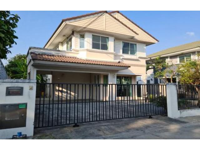 รหัสทรัพย์ B4169 ให้เช่าบ้านเดี่ยว พฤกษ์ลดา วงแหวน-รัตนาธิเบศร์ บางใหญ่ (ถนนบางรักใหญ่-บ้านใหม่)