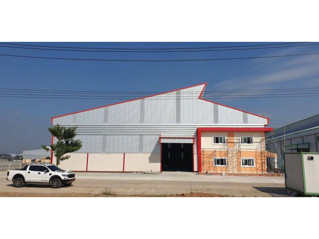 AB027 ขาย-ให้เช่า โกดัง โรงงาน สร้างใหม่ บางภาษี นครปฐม มีหลายขนาด แถม รง.4 ราคาถูก