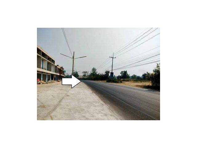 ขายที่ดินติดถนนลาดยางในตัวเมืองกาญจนบุรี