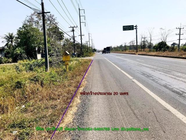 ️ขายที่ติดถนนหลักเส้นสุวรรณศร(33) ที่แปลงเล็กๆ เหมาะทำธุรกิจร้านค้า ร้านกาแฟ เนื้อที่ 71 ตรว.