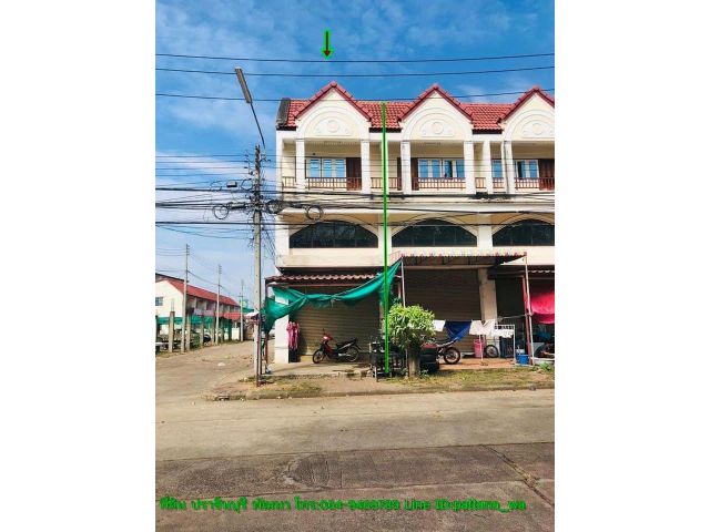 ️ขายอาคารพาณิชย์ 3 ชั้น ในโครงการบ้านเอื้ออารี กบินทร์บุรี เนื้อที่ 16 ตรว.