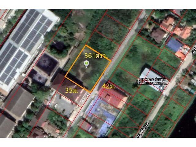 ที่ดิน 361ตรว. ซ.แสงทอง 2หมู่ที่4 บางกรวยไทรน้อย