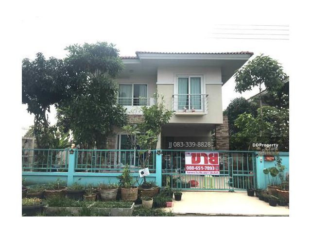 ขายด่วน บ้านเดี่ยว 51.3 ตรว.(หลังมุม)  หมู่บ้านงามเจริญโครงการ 6 ท่าข้าม-พระราม 2 ใกล้ทางด่วนวงแหวน