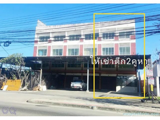 เช่าอาคาร2คูหา4ชั้นทำเลดี ติดถนนใหญ่ 4เลน จตุโชติ