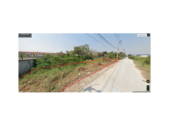 ขายที่ดิน ไทรน้อย ซอยสุวรรณ 2แปลงติด