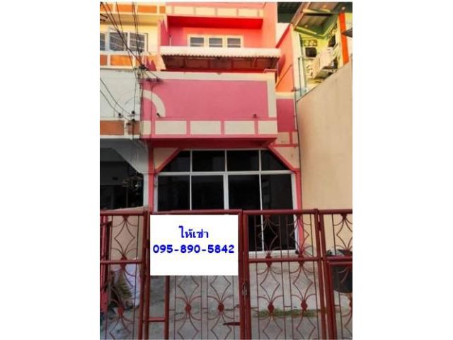 รหัสทรัพย์ B4266 ให้เช่าอาคารพาณิชย์ 3 ชั้น ซอยหมู่บ้านรัตนาธิเบศร์ 1/3 ถ.กาญจนาภิเษก บางใหญ่