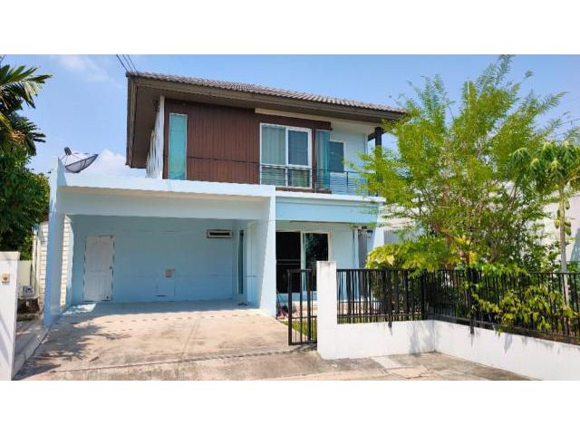 รหัสทรัพย์ B4340 ให้เช่าบ้านเดี่ยว หมู่บ้านชัยพฤกษ์ ปิ่นเกล้า พุทธมณฑลสาย 5 ใกล้ ม.มหิดล : 3.1 กม.