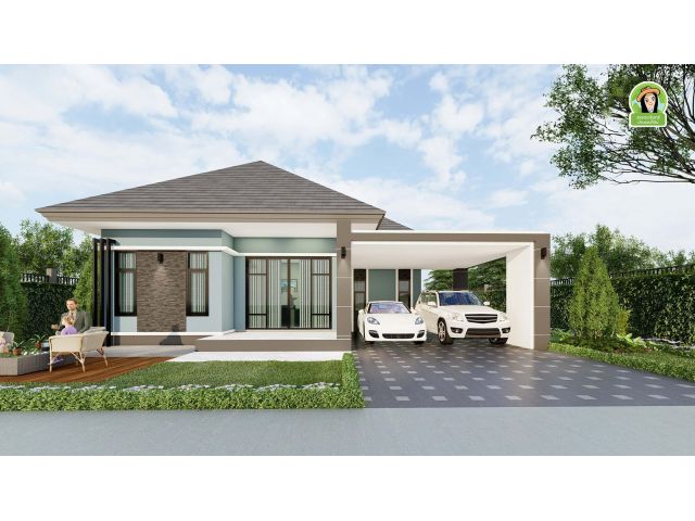บ้านใหม่ บ้านปลาดุก เนื้อที่ 80 ตารางวา สวยคุ้มภาพมาก 1.99 ล้านบาท