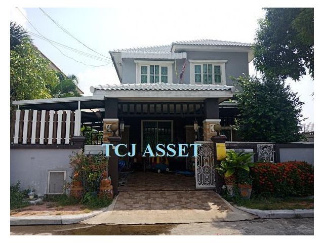 บ้านเดี่ยว 2ชั้น หลังมุม 58.1ตารางวา ม.เคซี พาร์ควิลล์ ถ.ตำหรุ-บางพลี