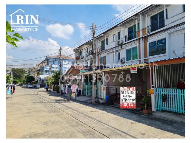 ทาวน์โฮม 3 ชั้น 20 ตร.ว. หมู่บ้านประชาสุข เลค แอนด์มอลล์(พระราม 2)