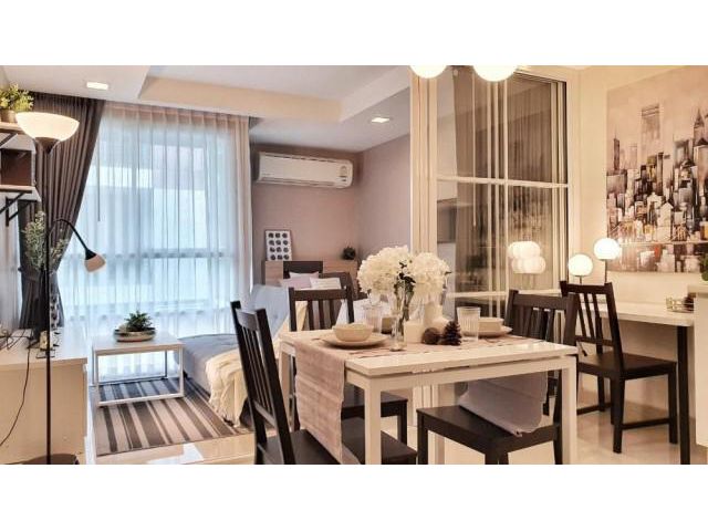 Code.A3141 Condo D Ratchada19 ห้องสวย รายละเอียด ((ห้องสวยใกล้ MRT รัชดา 100 เมตร 2 นอน Condo D Ratc