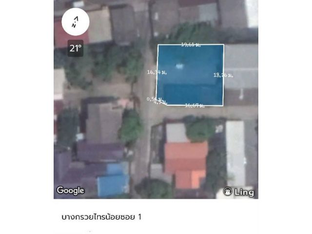 ขายที่ดินถมแล้ว ซอยบางกรวย-ไทรน้อย1 นนทบุรี