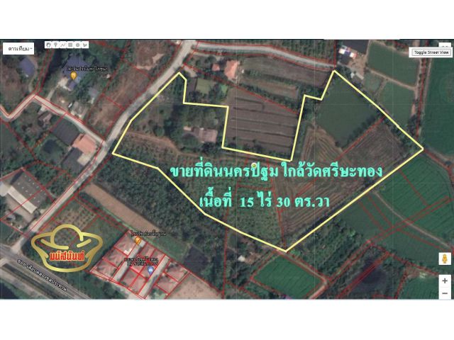 ขายด่วน ที่ดินสวย 15 ไร่ มีสวนผลไม้ ลำธาร สระน้ำขนาดใหญ่ พร้อมบ้านชั้นเดียว 2 หลัง  เดินทางสะดวก ใกล้วัดศรีษะทอง