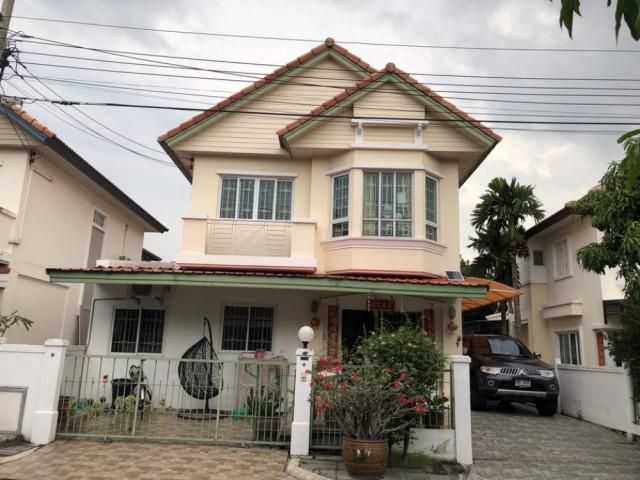 รหัสทรัพย์ B4420 ให้เช่าบ้านเดี่ยว 2 ชั้น โครงการชวนชื่น ซิตี้ วัชรพล-รามอินทรา เลี้ยงสัตว์ได้