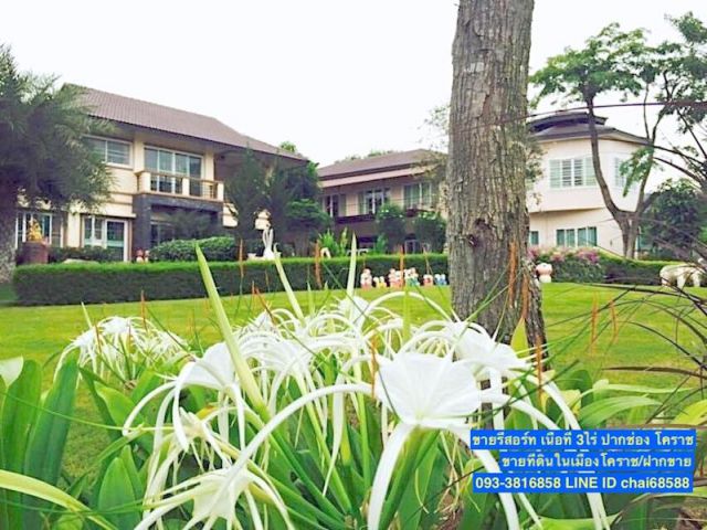 @@ขายรีสอร์ท ใกล้ถนนมอเตอร์เวย์ หนองน้ำแดง ปากช่อง เนื้อที่ 3ไร่@@