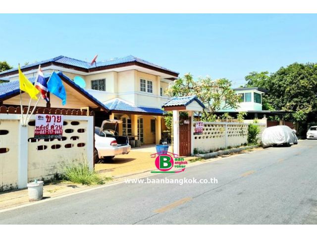 บ้านเดี่ยว 2 ชั้น โครงการ มิตรประชาวิลล่า เนื้อที่ 132 ตรว. มี 5 นอน 3 น้ำ ถ.กาญจนาฯ บางใหญ่ นนทบุรี