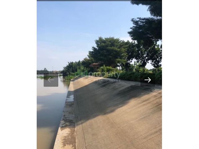 ขายบ้านพร้อมที่ดินติดแม่น้ำบางปะกง 12 ไร่ บรรยากาศดีมากวิวสวย อ.บางคล้า จ.ฉะเชิงเทรา