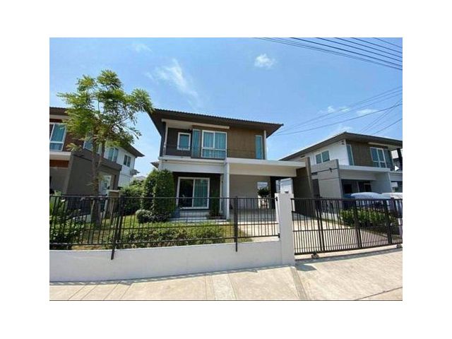 U1072 ให้เช่าบ้านเดี่ยว 2 ชั้น หมู่บ้านพฤกษ์ลดา ซอยประชาอุทิศ 90 ใกล้ โรงเรียนสารสาสน์-วิเทศ พร้อมเฟอร์นิเจอร์ครบ ทำเลดี