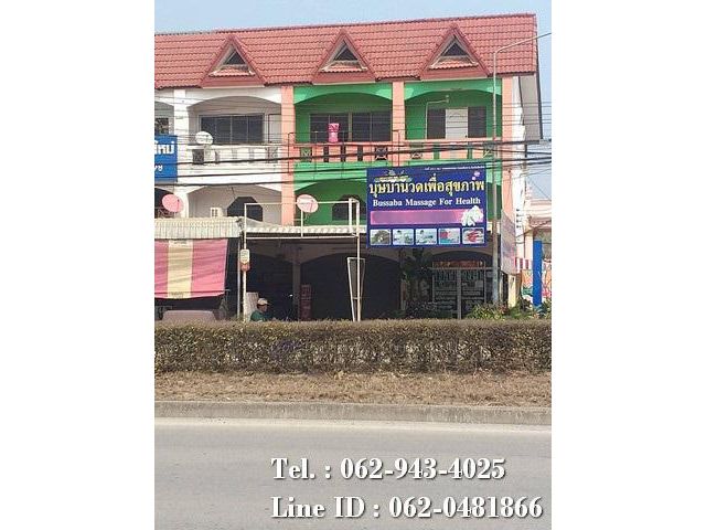 T01053 ให้เช่าตึกแถว หน้าหมู่บ้านวังบัวตอง แม่โจ้