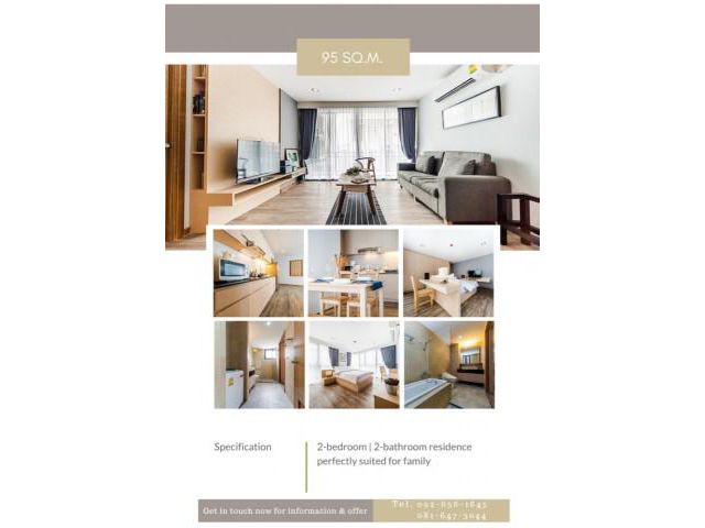Code.A3459 คอนโด ซีวี 12 เดอะ เรสซิเดนซ์ ห้องสวย รายละเอียด CV12 THE RESIDENCE  ห้องขนาด 50 ตรม. จาก