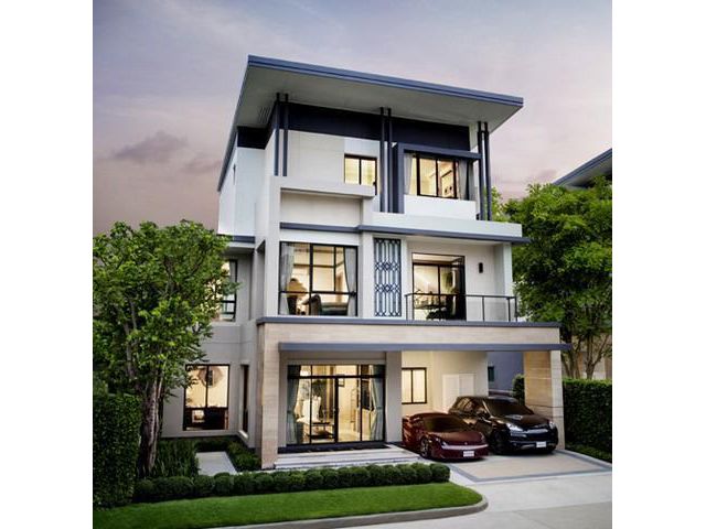 ขายบ้านเดี่ยว 3 ชั้น นาราสิริ โทเพียรี่ นวมินทร์ ใกล้เกษตร-นวมินทร์ เลียบทางด่วน หลังมุม